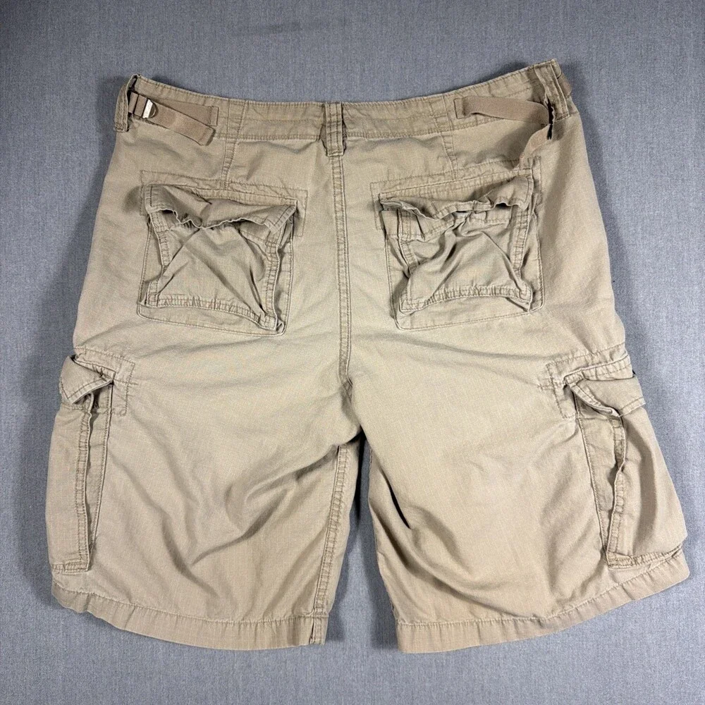 Polo Jeans Co Ralph Lauren Cargo Shorts Mens Sz 34  Military Ripstop - Picture 4 of 8